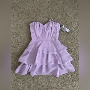 NWT Bcbg dress lilac lavender
